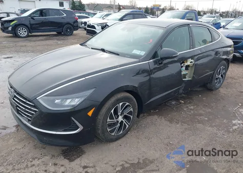 2021 Hyundai Sonata Blue from USA, damaged, VIN KMHL24JJ0MA029354